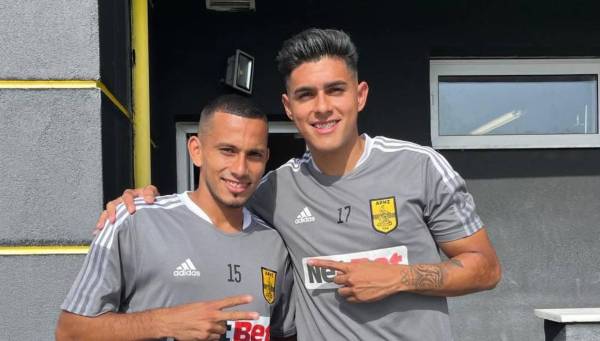 Edwin Rodríguez comparte equipo en el Aris de Grecia con su compatriota Luis Palma.