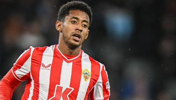 El Choco Lozano suma 6 partidos disputados con el Almería, club al que llegó cedido en el mercado invernal desde el Getafe.