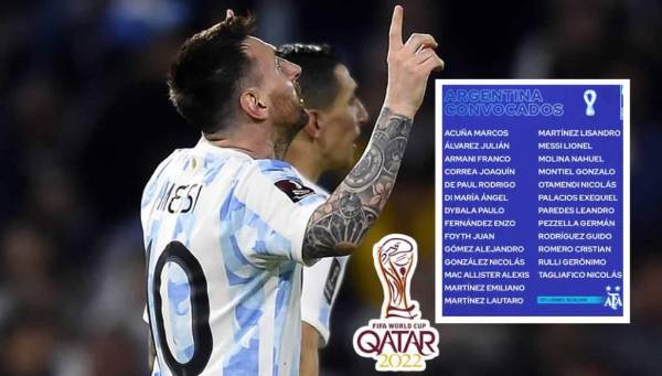 Convocatorias del Mundial de Qatar 2022: conocé los listados oficiales de todas las selecciones participantes