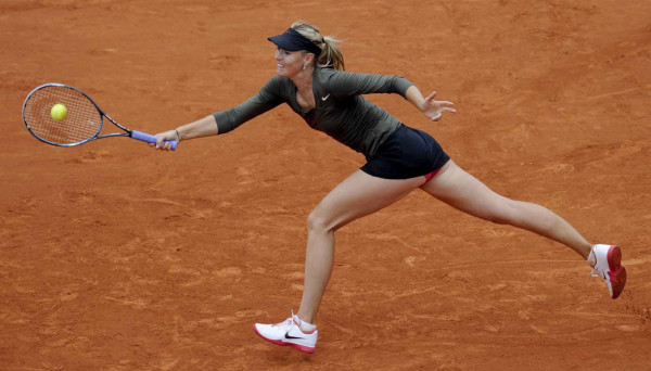 Maria Sharapova imparable en Roland Garros.