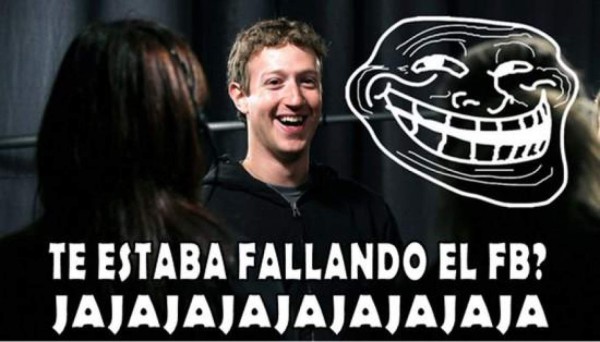 Error y caída de Facebook provoca tremendas burlas con memes