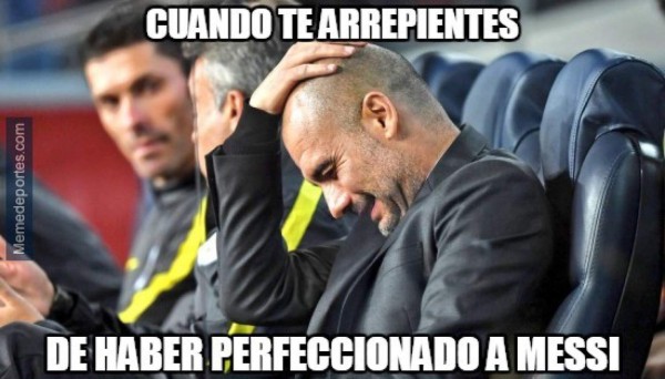 ¡Acribillan a Claudio Bravo y Guardiola en los memes de la Champions League!