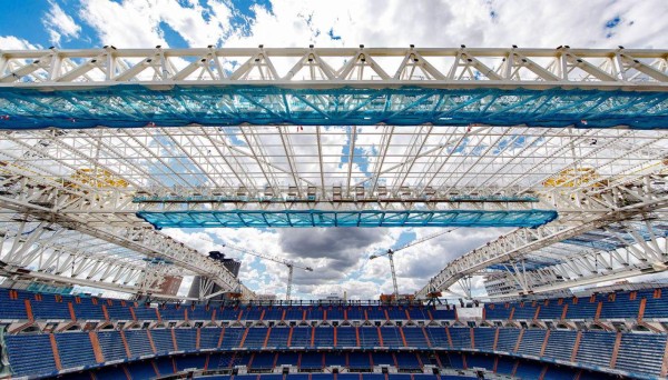 Imágenes históricas del nuevo Bernabéu: Así luce el estadio del Real Madrid; instalado el techo