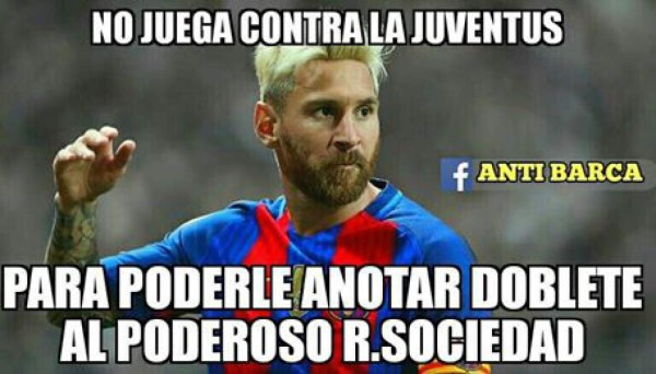 Barcelona sufre contra Real Sociedad y con los duros memes