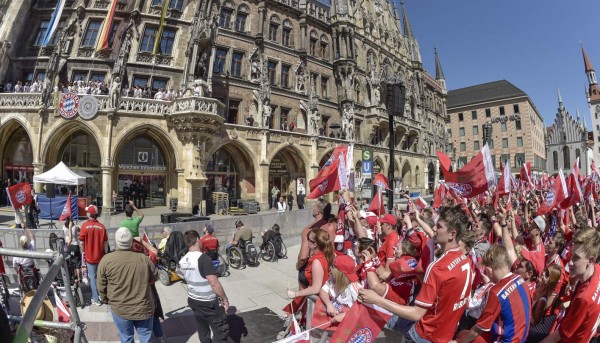 La espectacular celebración del Bayern Munich por el doblete en Alemania