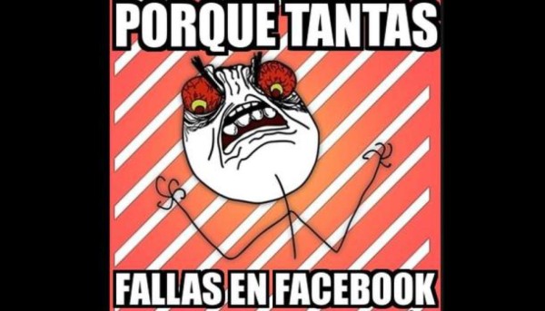 Error y caída de Facebook provoca tremendas burlas con memes
