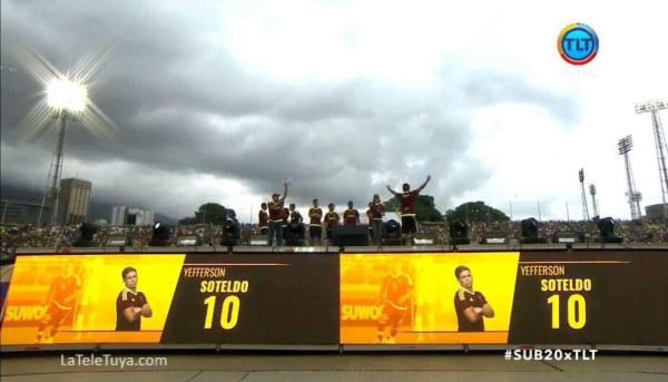 ¡Admirable! El espectacular recibimiento en Venezuela a su selección sub-20