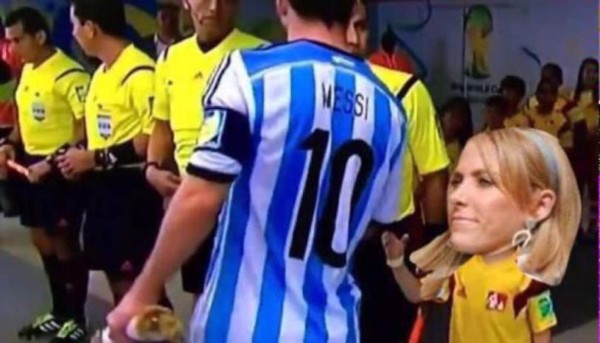 Chicharito y Messi, protagonistas en memes del México-Argentina