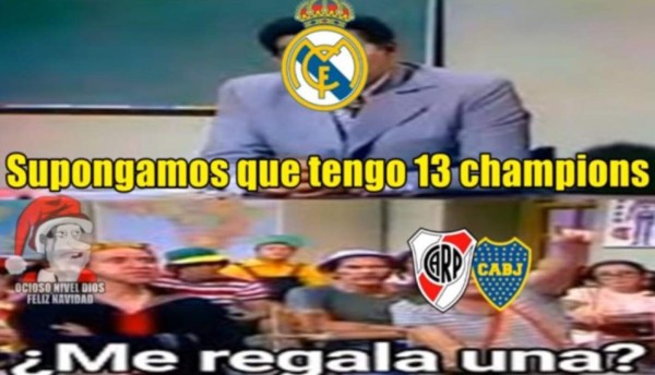 Los divertidos memes previo a la final entre River Plate y Boca Juniors en el Bernabéu
