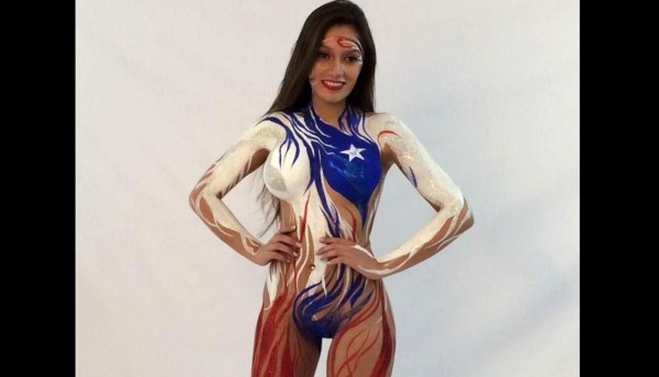 Los mejores body paint en apoyo a selecciones centroamericanas y otras del mundo