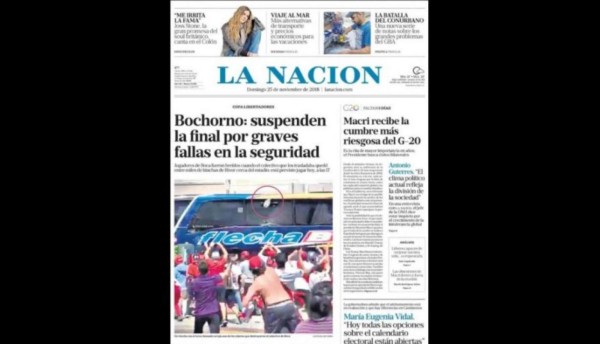 Pelotudos y la copa rota: Las portadas del escándalo del River Plate-Boca Juniors