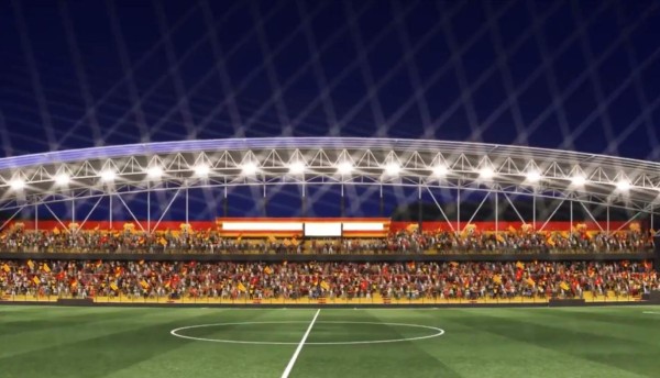 ¡Una joya! Así quedará el estadio del Herediano de Costa Rica con la remodelación