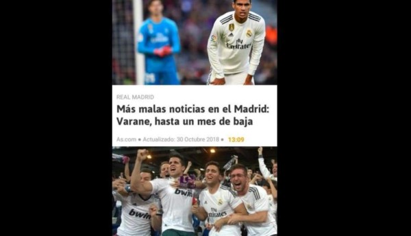 Los memes del primer triunfo de Solari con el Real Madrid y del sufrido gane del Barça