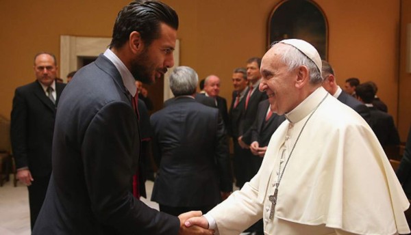 Los encuentros del Papa Francisco con estrellas del fútbol