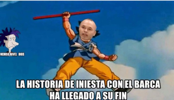 Los mejores memes de Iniesta y su adiós del Barça donde hacen pedazos a Messi