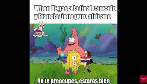 Los memes que calientan la final del Mundial 2018 entre Croacia y Francia