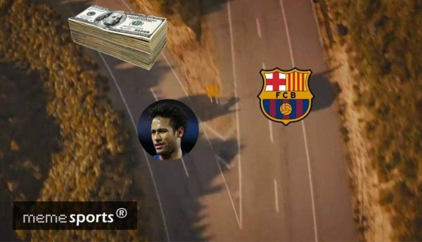 Neymar y su padre, atacados con duros memes tras su decisión de no seguir en Barcelona