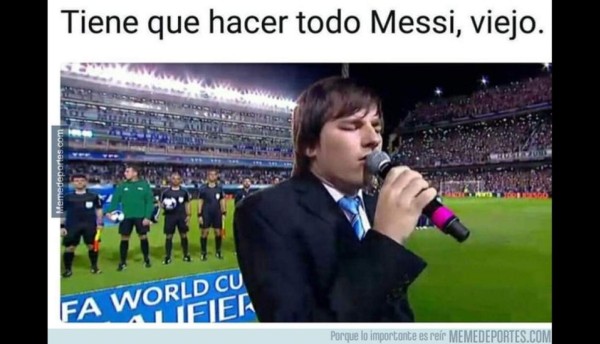 Los crueles memes contra Messi y Argentina que pueden quedarse sin Mundial