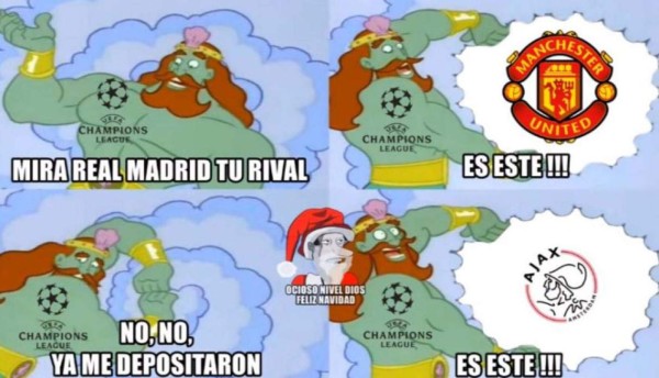 Los memes 'liquidan' al Real Madrid antes de enfrentar al Ajax en la Champions League