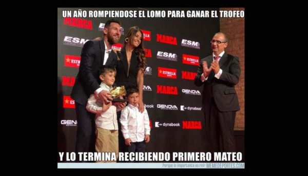 Cristiano Ronaldo, víctima favorita de los memes tras la sexta Bota de Oro de Messi&nbsp;&nbsp;&nbsp;&nbsp;