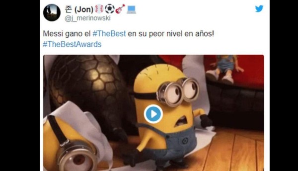 Lionel Messi, protagonista favorito de los memes tras ganar el The Best 2019