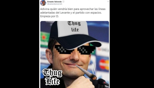 Barcelona y Ernesto Valverde, víctimas favoritas de los memes tras dejarse remontar contra el Levante