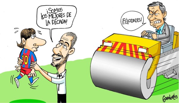 Recuerda y revive las caricaturas del clasico Real Madrid vs Barcelona.