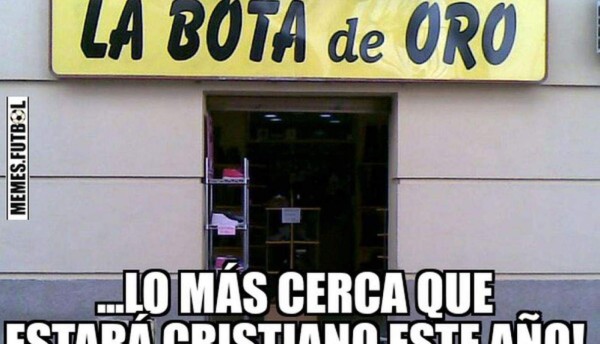 Cristiano Ronaldo, víctima favorita de los memes tras la sexta Bota de Oro de Messi&nbsp;&nbsp;&nbsp;&nbsp;