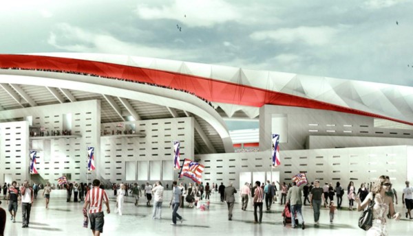 Así será el espectacular nuevo estadio del Atlético de Madrid en 2017