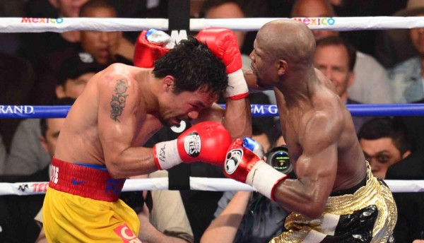 Las mejores fotos de la pelea Mayweather-Pacquiao