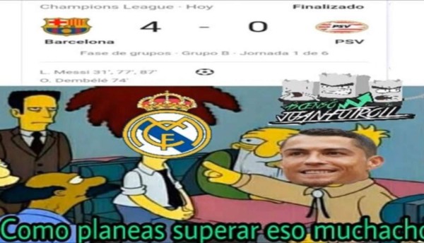 Los divertidos memes previo a una nueva jornada de Champions con Cristiano Ronaldo como protagonista