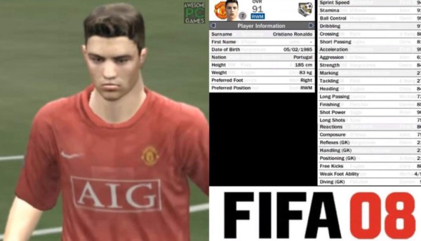 Desde 2004 hasta 2020: La tremenda evolución de Cristiano Ronaldo en el FIFA &nbsp;&nbsp;