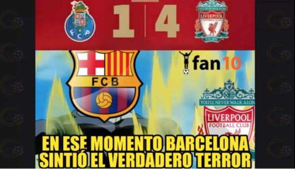 ¡Para morir de risa! Los otros memes que alaban a Messi y se burlan del Liverpool &nbsp;&nbsp;