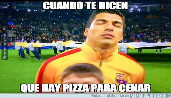 Luis Suárez se robó el show con el Barcelona y también con los memes