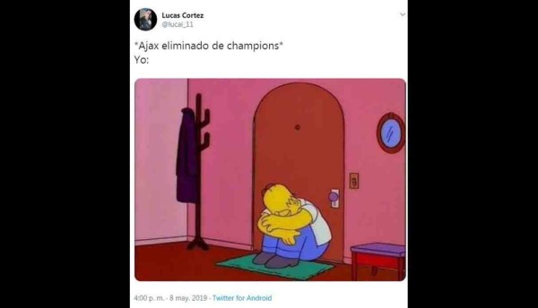 Los memes no perdonan al Ajax tras perder contra el Tottenham en último minuto en Champions