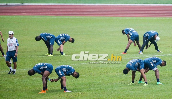 La Selección de Honduras entrena a tope, previo a su amistoso contra Mexico