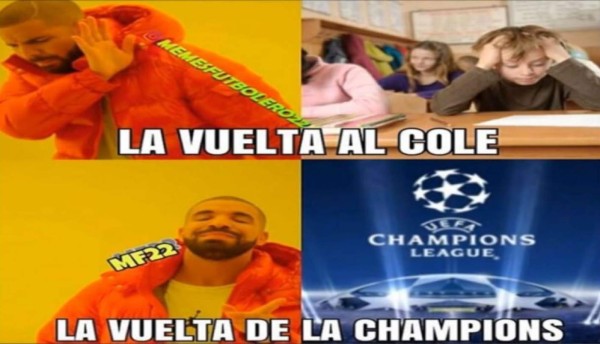 Los divertidos memes previo a una nueva jornada de Champions con Cristiano Ronaldo como protagonista