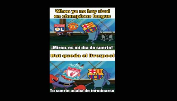 ¡Para morir de risa! Los otros memes que alaban a Messi y se burlan del Liverpool &nbsp;&nbsp;
