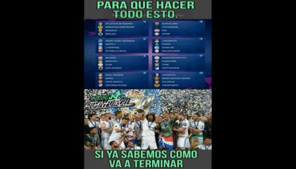 Los divertidos memes previo a una nueva jornada de Champions con Cristiano Ronaldo como protagonista