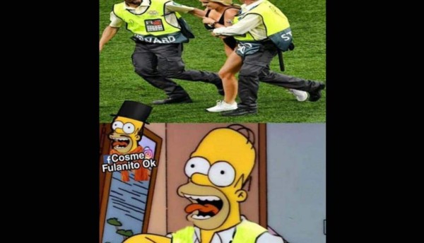 ¡Para morir de risa! Los memes liquidan a Messi tras la interrupción de Kinsey Wolanski en la final de la Champions&nbsp;&nbsp;