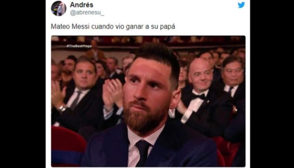 Lionel Messi, protagonista favorito de los memes tras ganar el The Best 2019
