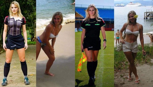 ¡Preparada! Fernanda Colombo, la árbitro más hermosa del mundo está lista para Rusia