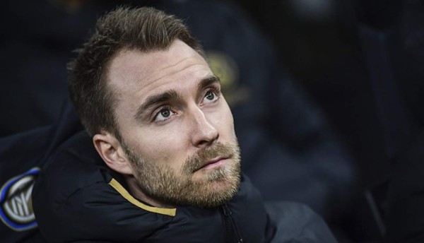 Italia: Por culpa del coronavirus, el futbolista danés Christian Eriksen quedó en la calle