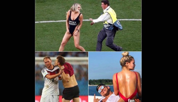 ¡Para morir de risa! Los memes liquidan a Messi tras la interrupción de Kinsey Wolanski en la final de la Champions&nbsp;&nbsp;