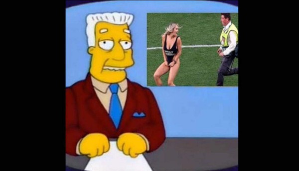 ¡Para morir de risa! Los memes liquidan a Messi tras la interrupción de Kinsey Wolanski en la final de la Champions&nbsp;&nbsp;