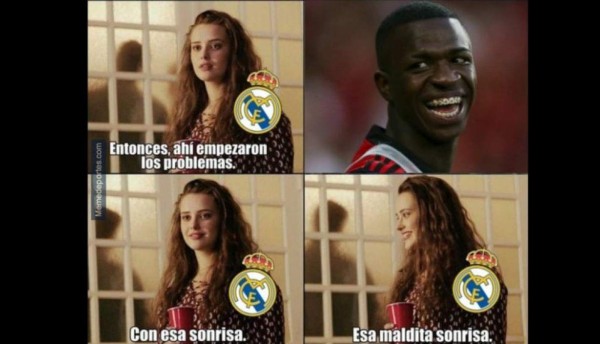 ¿Cristiano Ronaldo? Los memes atacan a Vinicius, Ramos y Benzema luego del Real Madrid-Espanyol
