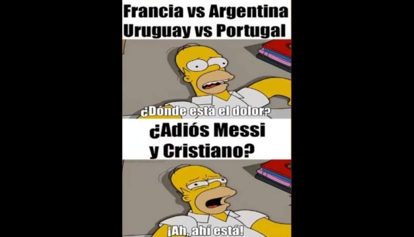 Así se burlan de Cristiano Ronaldo por la eliminación de Portugal del Mundial