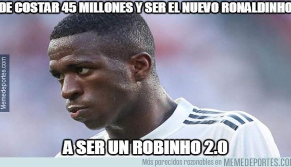 ¿Cristiano Ronaldo? Los memes atacan a Vinicius, Ramos y Benzema luego del Real Madrid-Espanyol