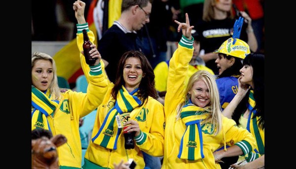 Las aficionadas de Australia más sexis que se han visto en los estadios