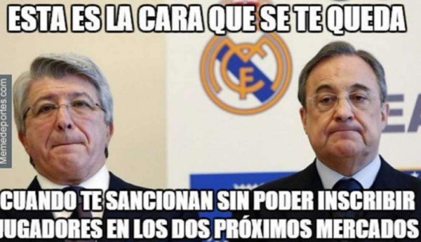 ¡No perdonan! Los memes que dejó la sanción de la FIFA al Real Madrid